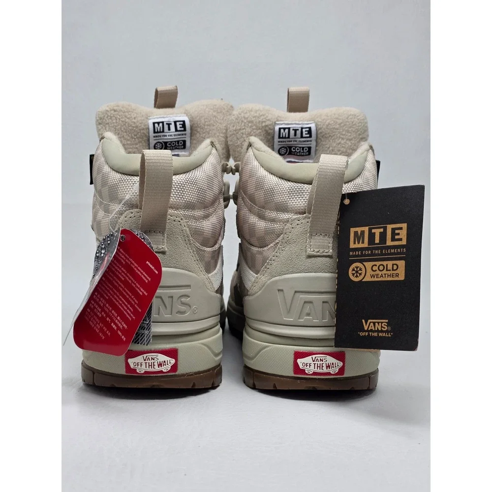 Vans UltraRange EXO Hi MTE-2 Tan Beige Waterproof Cold Weather Boots Men 8.5 NEW